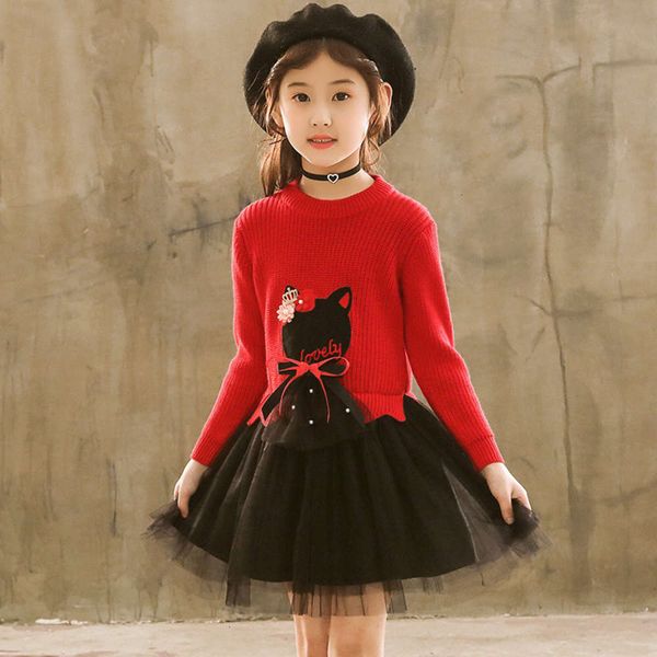 and winter fashion korean lace autumn cartoon round neck long sve bow shawl girl's cat sweater drs, Red;yellow
and winter fashion korean lace autumn cartoon round neck long sve bow shawl girl's cat sweater drs, Red;yellow