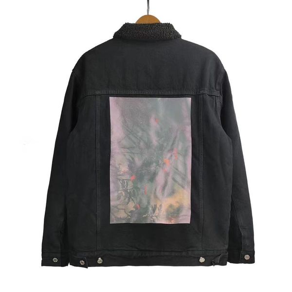 men fashion denim jacket embroidery letter pattern oil paint print streetwear coats mens outerwear trendy pocket jackets clothing sale, Black;brown
men fashion denim jacket embroidery letter pattern oil paint print streetwear coats mens outerwear trendy pocket jackets clothing sale, Black;brown