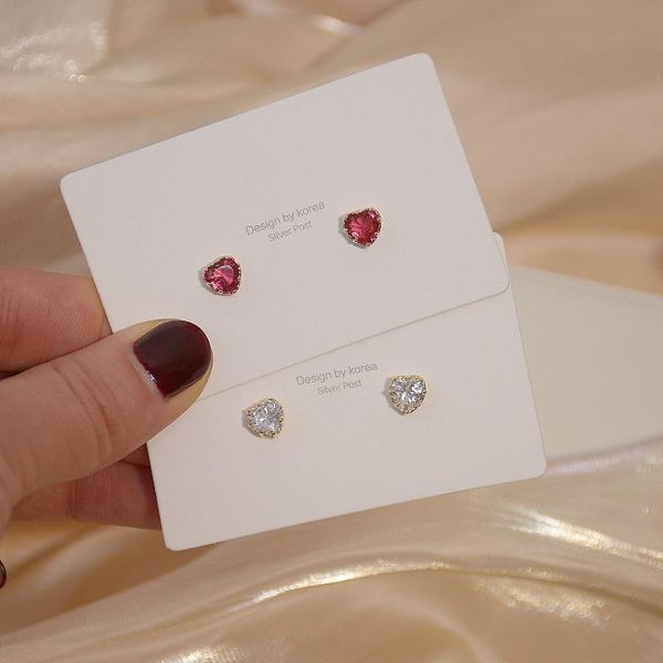 stud japanese&korea delicate jewelry 14k real gold zircon heart earrings for women cute small crystal, Golden;silver
stud japanese&korea delicate jewelry 14k real gold zircon heart earrings for women cute small crystal, Golden;silver