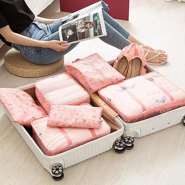 7pcs/set suitcase clothes storage bags travel home closet organizer underwear shoes makeup pouch waterproof accessories supplie
7pcs/set suitcase clothes storage bags travel home closet organizer underwear shoes makeup pouch waterproof accessories supplie