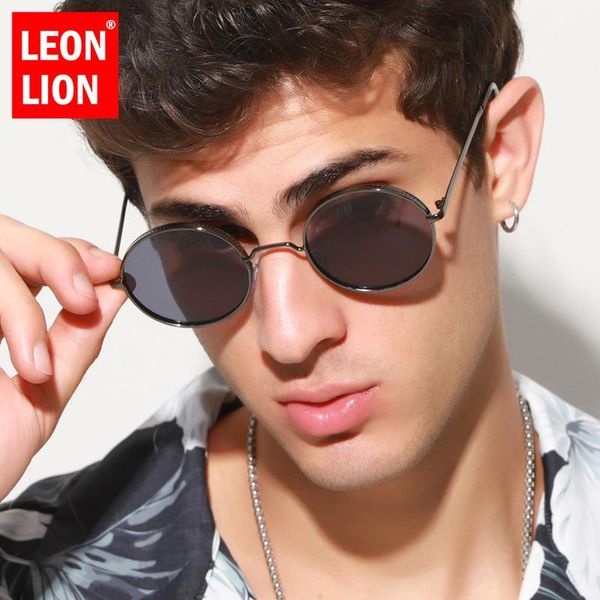 leonlion retro round sunglasses men designer glasses men/women punk eyeglasses shades for women mirror lentes de sol mujer 2020, White;black 
leonlion retro round sunglasses men designer glasses men/women punk eyeglasses shades for women mirror lentes de sol mujer 2020, White;black