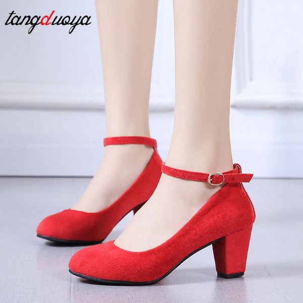 women's fashion pumps sweet woman thick high heels ankle strap flock female platform mary jane women shoes ladies footwear 2021, Black
women's fashion pumps sweet woman thick high heels ankle strap flock female platform mary jane women shoes ladies footwear 2021, Black