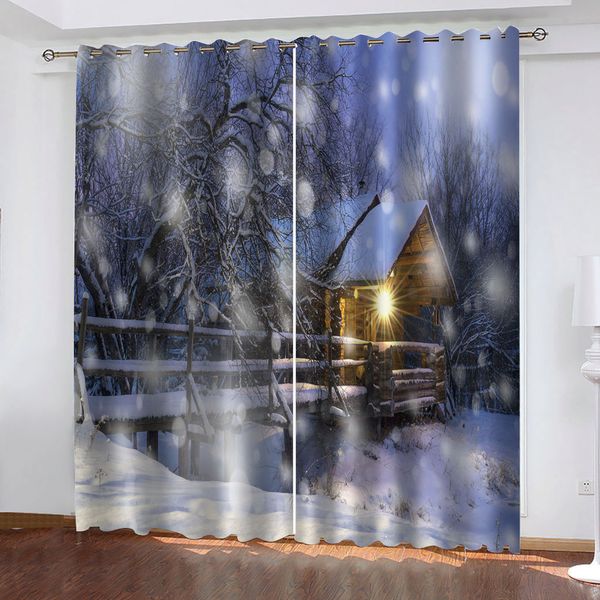 morden white snow christmas curtains 3d window curtains for living room bedroom decoration curtains
morden white snow christmas curtains 3d window curtains for living room bedroom decoration curtains