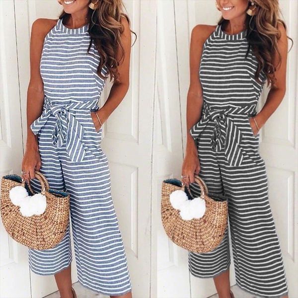 summer women halter casual striped printed belt jumpsuits one piece jumpsuit wide leg jumpsuit slim sleeveless combinaison femme, Black;white
summer women halter casual striped printed belt jumpsuits one piece jumpsuit wide leg jumpsuit slim sleeveless combinaison femme, Black;white