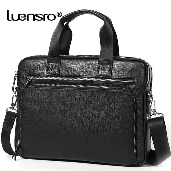 large men's briefcase genuine leather satchel bags male 14 inch lapbag handbag business shoulder bags briefcase men bag 220124
large men's briefcase genuine leather satchel bags male 14 inch lapbag handbag business shoulder bags briefcase men bag 220124