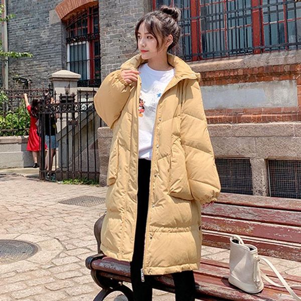 fashion big pocket long hooded parka 2020 new winter jacket women casual solid color parka oversize coat, Black
fashion big pocket long hooded parka 2020 new winter jacket women casual solid color parka oversize coat, Black