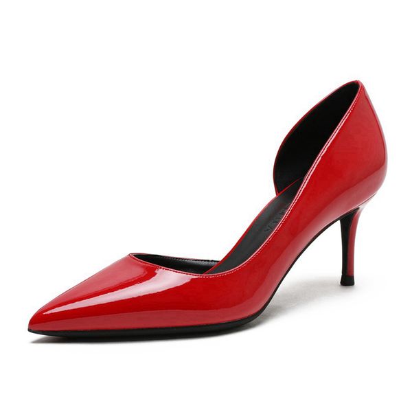 nova marca de mulher salto alto bombas saltos finos stilleto apontou toe festa casamento senhora do escritrio sapatos 4rs8, Black
nova marca de mulher salto alto bombas saltos finos stilleto apontou toe festa casamento senhora do escritrio sapatos 4rs8, Black