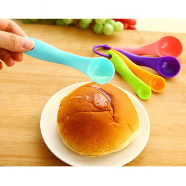 5pcs/set colorful measuring spoons plastic (1 / 2.5 / 5 / 7.5/ 15ml) measure spoon sugar measure scoop cake baking spoons
5pcs/set colorful measuring spoons plastic (1 / 2.5 / 5 / 7.5/ 15ml) measure spoon sugar measure scoop cake baking spoons