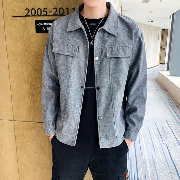 2021 the new new casual all-match thin trend beautiful working style done with single breasted men's jacket 1sze, Black;brown
2021 the new new casual all-match thin trend beautiful working style done with single breasted men's jacket 1sze, Black;brown