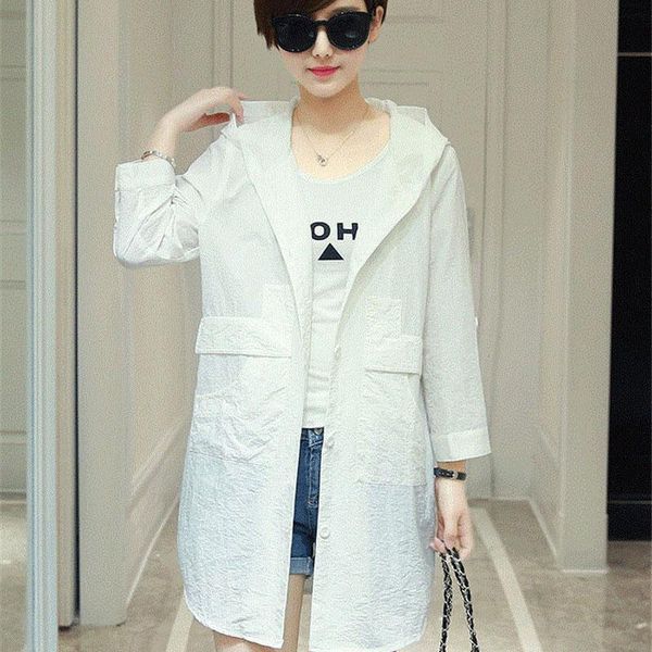 women's trench coats female thin windbreaker jacket 2021 spring summer long large size 6xl loose hooded casual coat sun protection clot, Tan;black
women's trench coats female thin windbreaker jacket 2021 spring summer long large size 6xl loose hooded casual coat sun protection clot, Tan;black