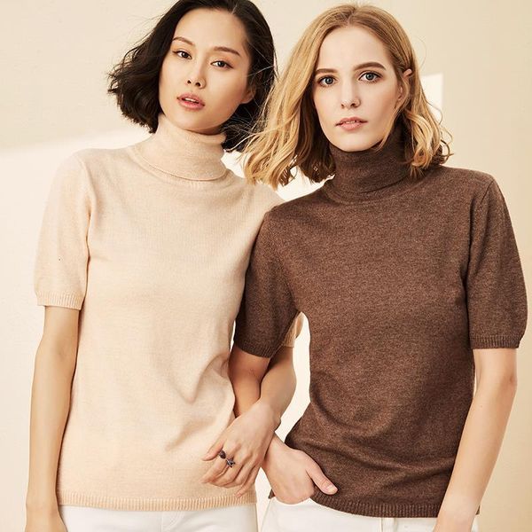 bareskiy 2021 spring and autumn new wool high collar short sleeved womens knit sweater slim wild vest warm elastic pullover, White;black
bareskiy 2021 spring and autumn new wool high collar short sleeved womens knit sweater slim wild vest warm elastic pullover, White;black