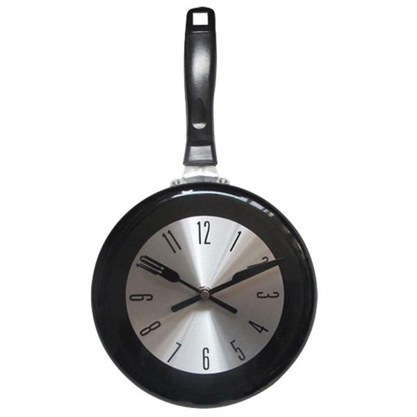 8 inch frying pan design hanging wall clock kitchen metal watch saat for novelty art home room decoration black/white/red
8 inch frying pan design hanging wall clock kitchen metal watch saat for novelty art home room decoration black/white/red