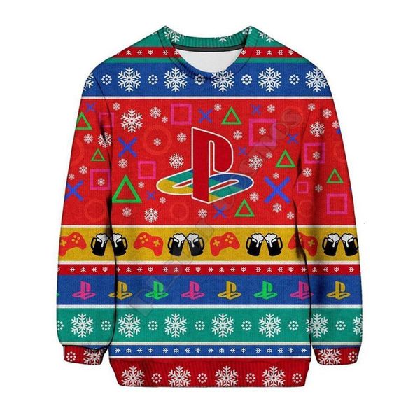 christmas sweater fashion funny hoodies playstation 3d printed sweatshirts women for men pullover cosplay costumes drop shipping, Black
christmas sweater fashion funny hoodies playstation 3d printed sweatshirts women for men pullover cosplay costumes drop shipping, Black