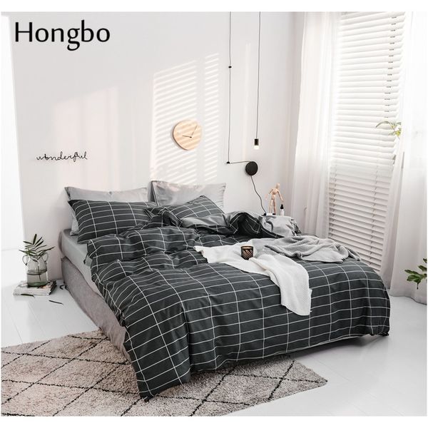 hongbo dark gray lattice bedding set quilt duvet cover flat sheet pillowcase dark color bed cover bed cotton set for children f wmtdeb
hongbo dark gray lattice bedding set quilt duvet cover flat sheet pillowcase dark color bed cover bed cotton set for children f wmtdeb