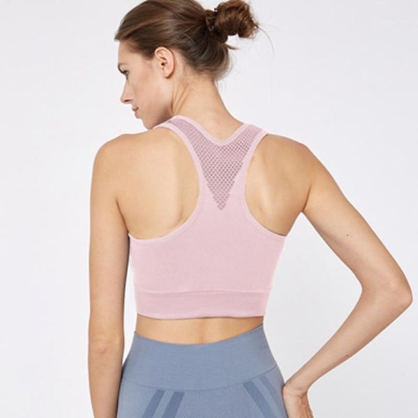 gym clothing women sports bra mesh breathable fitness professional seamless running underwear solid workout vest yoga shirt 20211, White;black
gym clothing women sports bra mesh breathable fitness professional seamless running underwear solid workout vest yoga shirt 20211, White;black