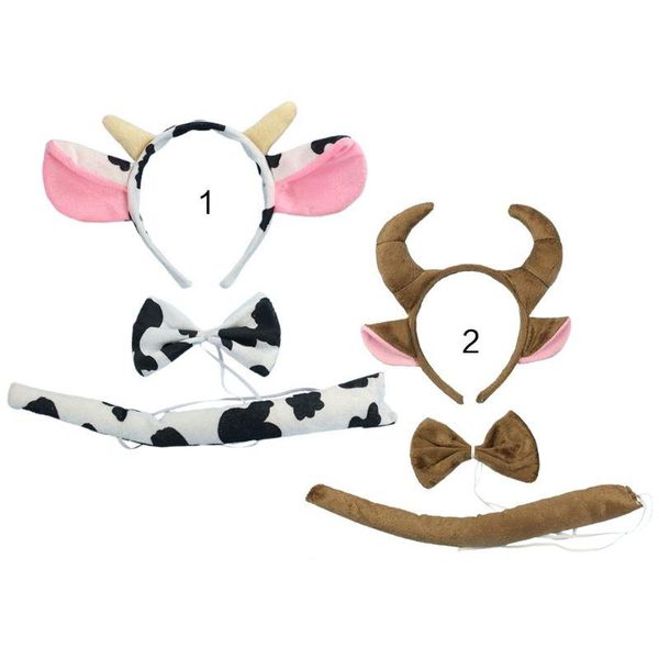 hair accessories 3 pcs/set cow animal headwear setheadbands bow tie halloween children day dress up decoration headband gifts
hair accessories 3 pcs/set cow animal headwear setheadbands bow tie halloween children day dress up decoration headband gifts