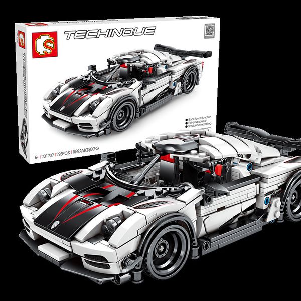 701707 technology series mechanical code koenigsegg sport cars children's assembling building block racing car for kid
701707 technology series mechanical code koenigsegg sport cars children's assembling building block racing car for kid