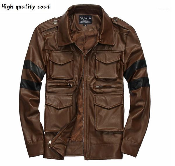 new 2020 autumn and winter brand men's leather jackets men fashion slim long sleeve lapel leather coat male motorcycle jacket1, Black
new 2020 autumn and winter brand men's leather jackets men fashion slim long sleeve lapel leather coat male motorcycle jacket1, Black