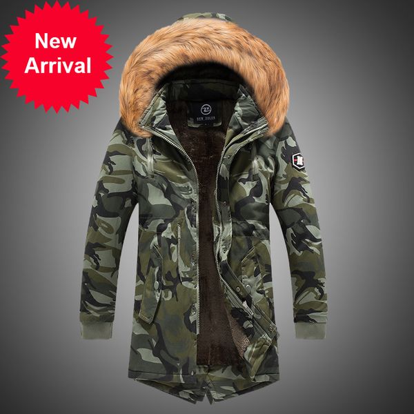 men's camouflaged jacket, winter coat, with hood, velvet, thick, wind-proof, medium-long 2020 military parka, Black
men's camouflaged jacket, winter coat, with hood, velvet, thick, wind-proof, medium-long 2020 military parka, Black