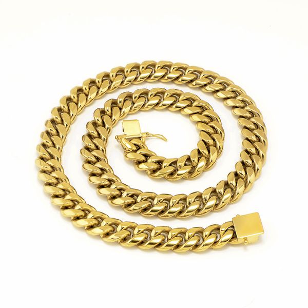 cuban chains for men gold color 316l stainless steel long chunky necklace jewelry wholesale 8mm wide, Silver
cuban chains for men gold color 316l stainless steel long chunky necklace jewelry wholesale 8mm wide, Silver