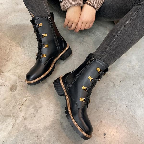 boots haraval fashion women black ankle zipper cross lace-up flat shoes biker leather e132l
boots haraval fashion women black ankle zipper cross lace-up flat shoes biker leather e132l