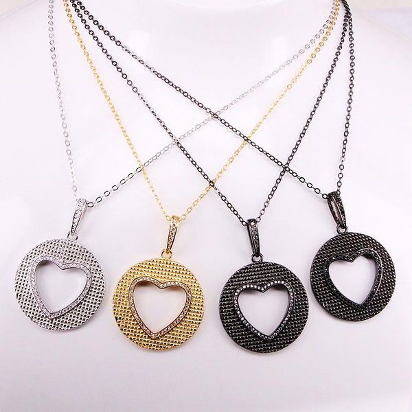 pendant necklaces 6pcs, fashion jewelry gifts clear / black crystal zirconia cz micro pave round in open heart, Silver
pendant necklaces 6pcs, fashion jewelry gifts clear / black crystal zirconia cz micro pave round in open heart, Silver
