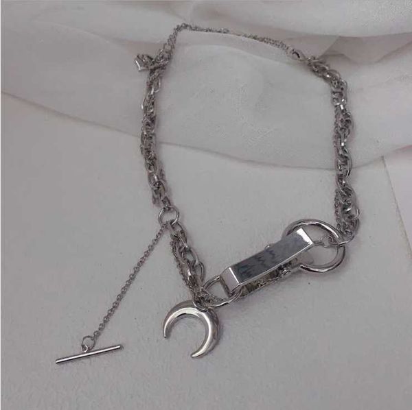 women simple matching cool trend ins cold wind thick chain pendant short necklace female, Silver
women simple matching cool trend ins cold wind thick chain pendant short necklace female, Silver