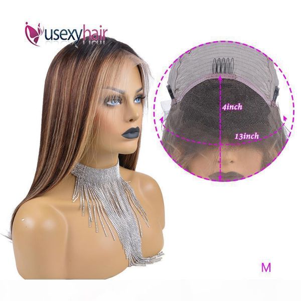 u4 27 ombre human hair wig highlight honey blonde lace front wigs for black women 180% remy hair straight 13x4 lace wig, Black;brown
u4 27 ombre human hair wig highlight honey blonde lace front wigs for black women 180% remy hair straight 13x4 lace wig, Black;brown