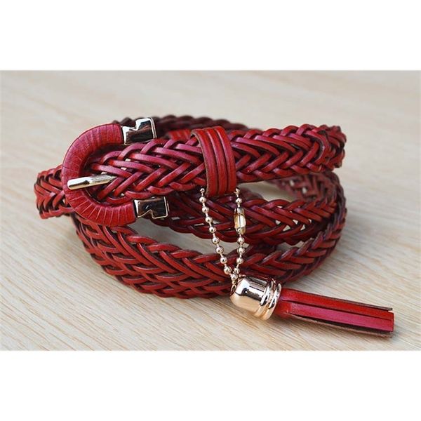 for waistband genuine women weave leather needle cowhide pin buckle 4 colors braided decoration belts, Black;brown
for waistband genuine women weave leather needle cowhide pin buckle 4 colors braided decoration belts, Black;brown
