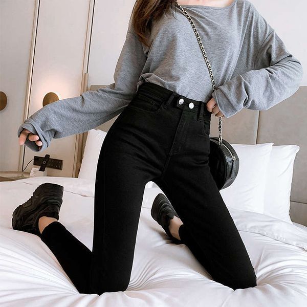 2020 autumn new trend personalized versatile elastic pants waist high show thin casual slim jeans women, Blue
2020 autumn new trend personalized versatile elastic pants waist high show thin casual slim jeans women, Blue