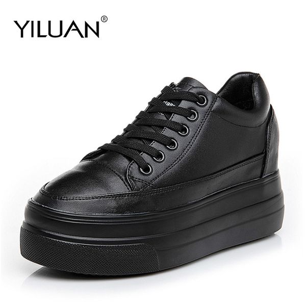 yiluan leather increased female shoes muffin bottom casual shoes autumn new version wild fashion women's shoes sneakers 201201, Black
yiluan leather increased female shoes muffin bottom casual shoes autumn new version wild fashion women's shoes sneakers 201201, Black