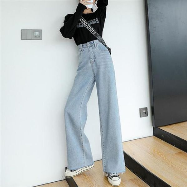 woman jeans high waist clothes wide leg denim clothing blue streetwear vintage quality 2020 fall fashion harajuku straight pants
woman jeans high waist clothes wide leg denim clothing blue streetwear vintage quality 2020 fall fashion harajuku straight pants