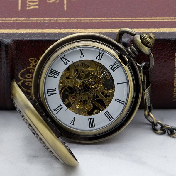 men women's mechanical pocket watch classic skeleton dial hand winding fob chain clock male retro bronze hollow pjx1324 wmtjoz bdesybag, Silver
men women's mechanical pocket watch classic skeleton dial hand winding fob chain clock male retro bronze hollow pjx1324 wmtjoz bdesybag, Silver