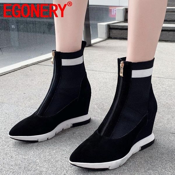 boots egonery woman shoes 2021 spring fashion cow suede front zip ankle outside super high heels platform ladies, Black
boots egonery woman shoes 2021 spring fashion cow suede front zip ankle outside super high heels platform ladies, Black