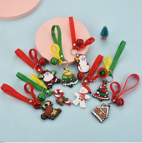 cartoon cute keychain pvc soft glue christmas gift pendant car bag ornament accessories key chain party favor 8 styles dha2112
cartoon cute keychain pvc soft glue christmas gift pendant car bag ornament accessories key chain party favor 8 styles dha2112