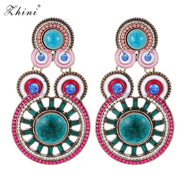 dangle & chandelier zhini trendy round drop earrings for women fashion charms bohemian jewelry wholesale bijoux, Silver
dangle & chandelier zhini trendy round drop earrings for women fashion charms bohemian jewelry wholesale bijoux, Silver