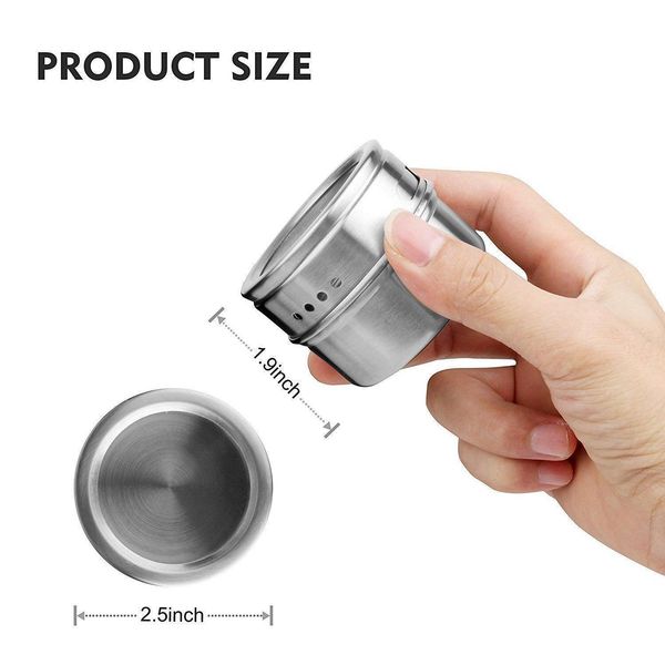 12pcs/set clear lid magnetic spice tin jar stainless steel spice sauce storage container jars k jlluen dayupshop
12pcs/set clear lid magnetic spice tin jar stainless steel spice sauce storage container jars k jlluen dayupshop