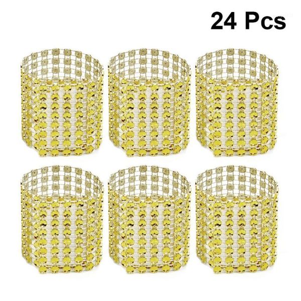24pcs elegant napkin ring with 8 row rhinestone pretty napkin holder decoration for wedding party (golden)1
24pcs elegant napkin ring with 8 row rhinestone pretty napkin holder decoration for wedding party (golden)1