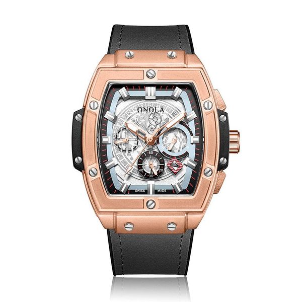 wristwatches 2021 design men's automatic mechanical watch leather silicone sports watches waterproof man business relogio masculino, Slivery;brown
wristwatches 2021 design men's automatic mechanical watch leather silicone sports watches waterproof man business relogio masculino, Slivery;brown