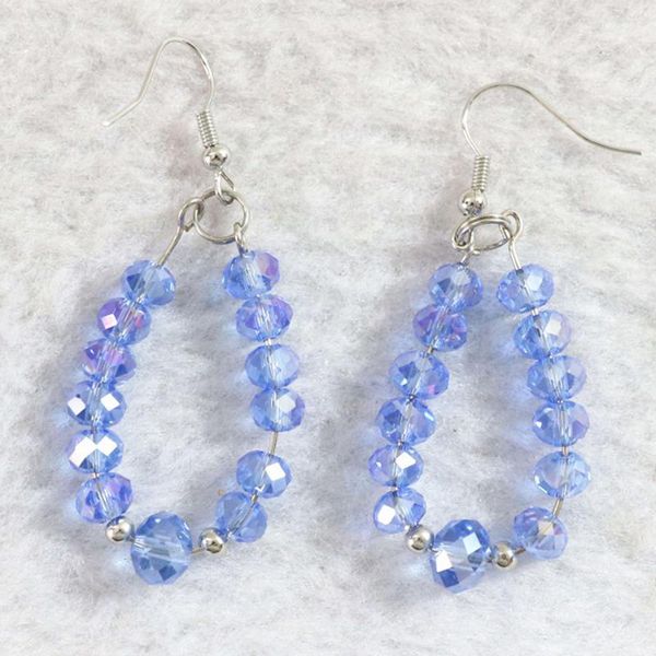 newly multicolor earrings crystal glass abacus beads women weddings party gift a pair b9821, Silver
newly multicolor earrings crystal glass abacus beads women weddings party gift a pair b9821, Silver