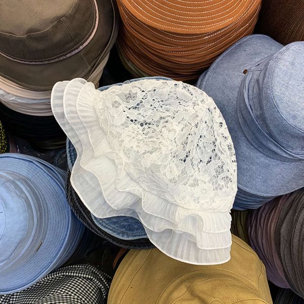 breathable lace dome hollow three layer fungus edge soft girl summer sun shade small basin hat tide, Blue;gray
breathable lace dome hollow three layer fungus edge soft girl summer sun shade small basin hat tide, Blue;gray
