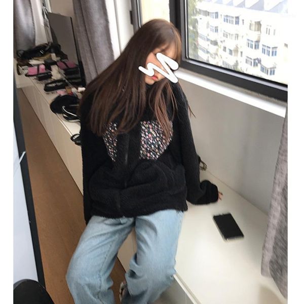 2020 winter thicken warm fur jacket coat women casual fashion lamb faux fur splice floral fluffy cozy loose outerwear female y201, Black
2020 winter thicken warm fur jacket coat women casual fashion lamb faux fur splice floral fluffy cozy loose outerwear female y201, Black