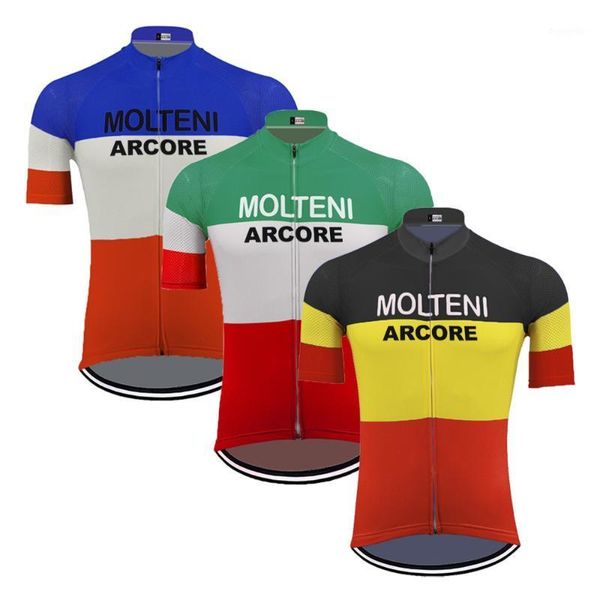 classic cycling jersey 2020 men's mtb cycling clothing short sleeve wear ropa ciclismo maillot national flag molteni1, Black;red
classic cycling jersey 2020 men's mtb cycling clothing short sleeve wear ropa ciclismo maillot national flag molteni1, Black;red
