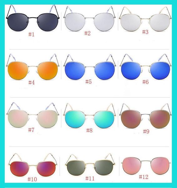 round sunglasses fashion eyewear gold flash glass lens for mens womens mirror goggles sunglasses round glasses 18 colors moq 60 pcs, White;black
round sunglasses fashion eyewear gold flash glass lens for mens womens mirror goggles sunglasses round glasses 18 colors moq 60 pcs, White;black