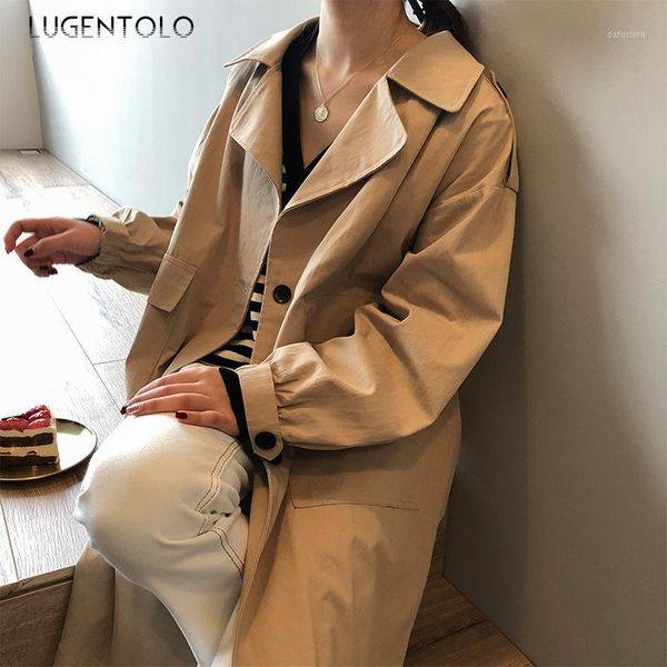 lugentolo women elegant trench coat medium long autumn solid long sleeve over the knee casual loose elegant fashion trench1, Tan;black
lugentolo women elegant trench coat medium long autumn solid long sleeve over the knee casual loose elegant fashion trench1, Tan;black