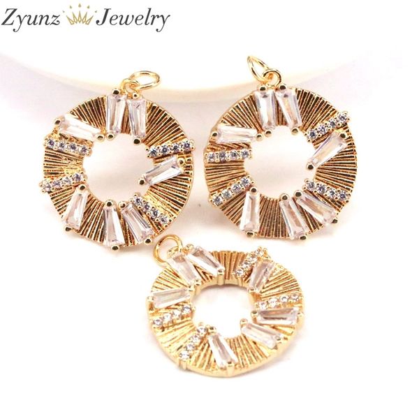 10pcs, shiny pave dainty gold circle charms, white stone pendant, cz round charm q1209, Bronze;silver
10pcs, shiny pave dainty gold circle charms, white stone pendant, cz round charm q1209, Bronze;silver