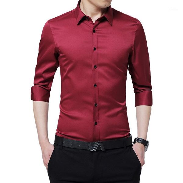 men's dress shirts 2021 fashion casual long sleeve shirt men brand solid color slim fit white black business male camisas masculina1
men's dress shirts 2021 fashion casual long sleeve shirt men brand solid color slim fit white black business male camisas masculina1