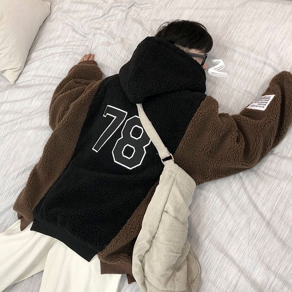 2021 new winter wool splicing quilted cotton wadding jacket with hood chartered clothes black 5hxr
2021 new winter wool splicing quilted cotton wadding jacket with hood chartered clothes black 5hxr