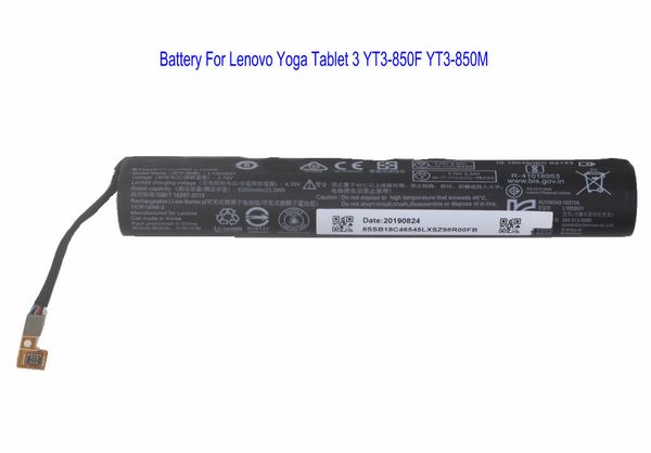 1x 3.75v 6200mah 23.2wh l15d2k31 l15c2k31 tablet battery for lenovo yoga 3-850m yt3-850f yt3-850 yt3-850m yt3-850l lopbatteries
1x 3.75v 6200mah 23.2wh l15d2k31 l15c2k31 tablet battery for lenovo yoga 3-850m yt3-850f yt3-850 yt3-850m yt3-850l lopbatteries