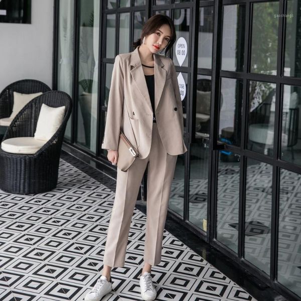 new design work fashion pant suits women 2 piece set for female solid blazer jacket & trouser office lady suit feminino1, White;black
new design work fashion pant suits women 2 piece set for female solid blazer jacket & trouser office lady suit feminino1, White;black